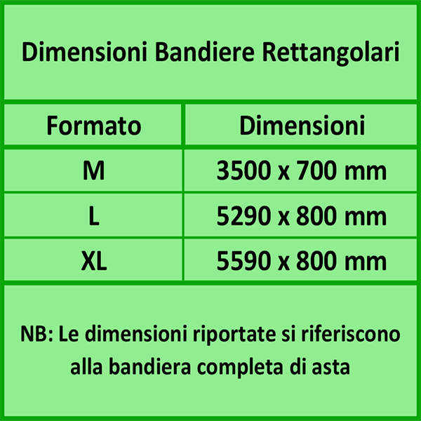 Bandiere Rettangolari