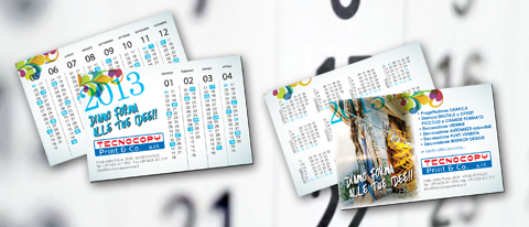 Calendario tascabile